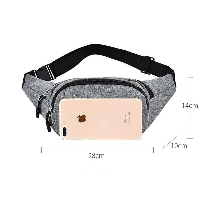 Waterproof Multi Pocket Chest Bag For Sports