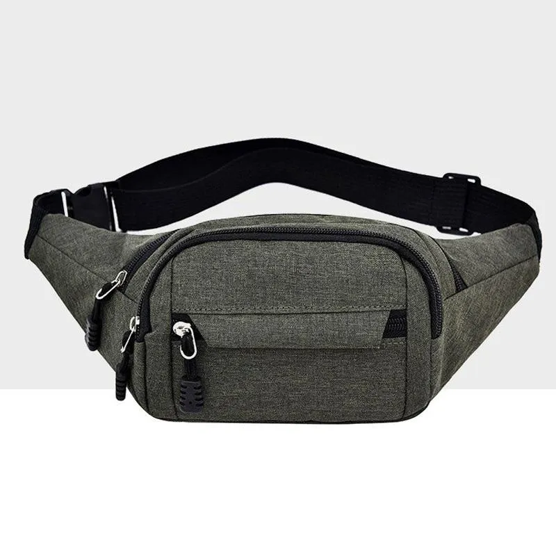 Waterproof Multi Pocket Chest Bag For Sports