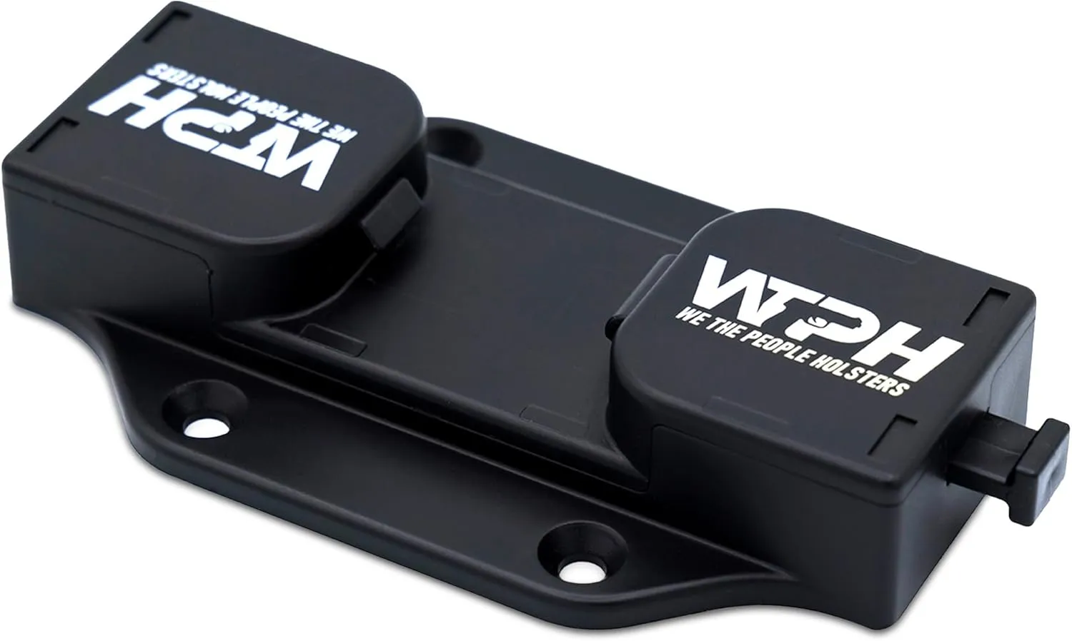 We The People Holsters - IWB Car Gun Mount - Dual Locking & Universal Flat Mounting Car Holster - Gun Holder for Trucks Home & Office for Concealed Carry with Quick Release Latch - Small & Lightweight