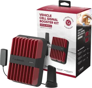 weBoost Drive Reach - Vehicle Cell Phone Signal Booster | 5G & 4G LTE | Magnetic Roof Antenna | Boosts All U.S. Carriers - Verizon, AT&T, T-Mobile | Made in the U.S. | FCC Approved (model 470154)