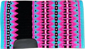 Western Horse Saddle Pad Blanket Show Ranch Pad Custom Handmade New Zealand Wool Oversized 34" x 42" | 34" x 40" | 34" x 38" ME-WSP-091