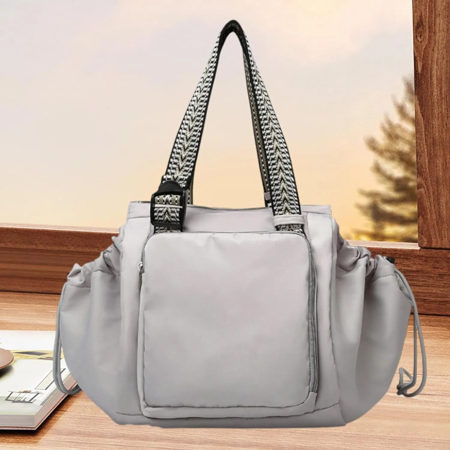Women Shoulder Bag Versatile Fashion Transformable Cradle Bag for Street