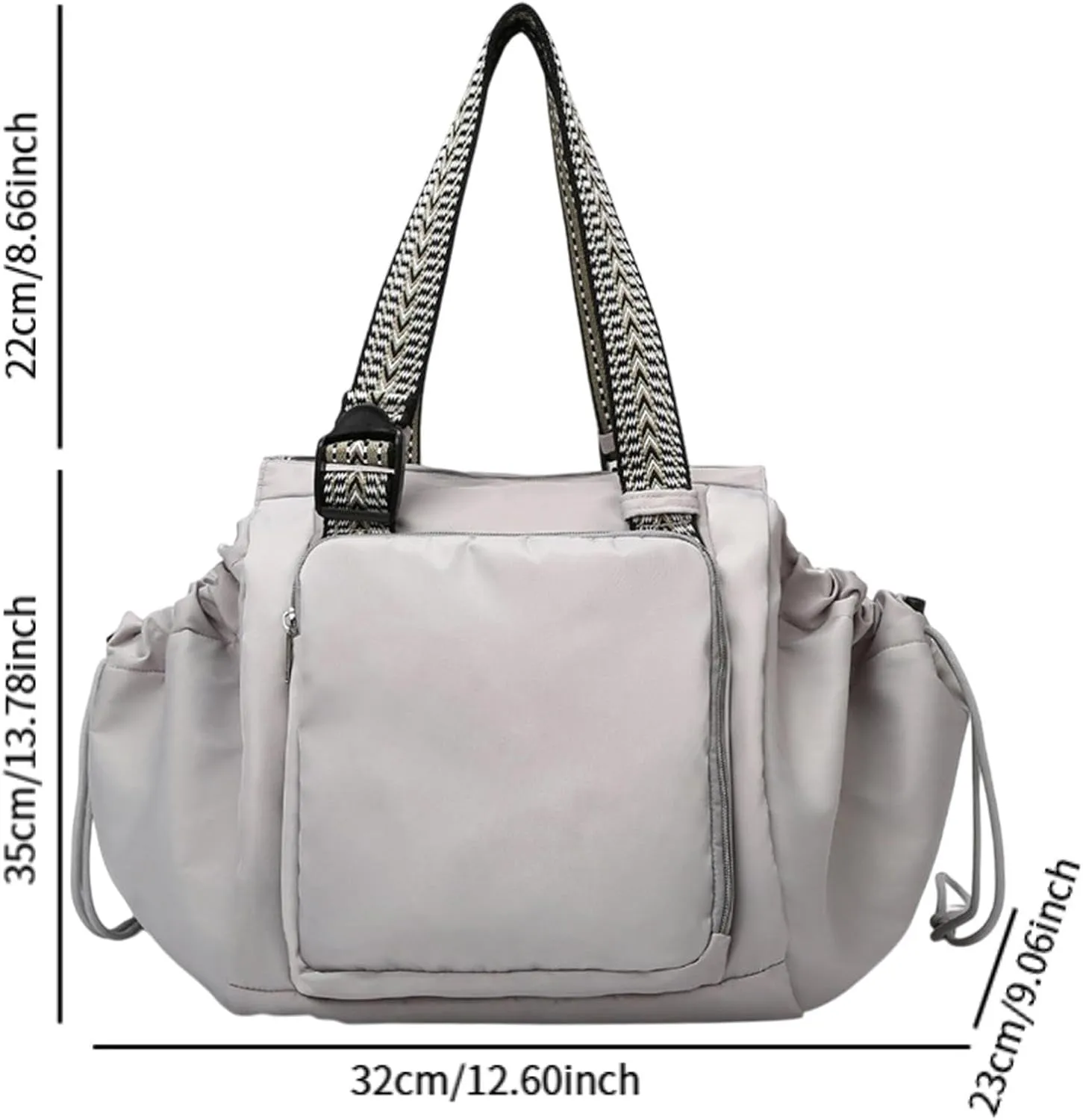 Women Shoulder Bag Versatile Fashion Transformable Cradle Bag for Street