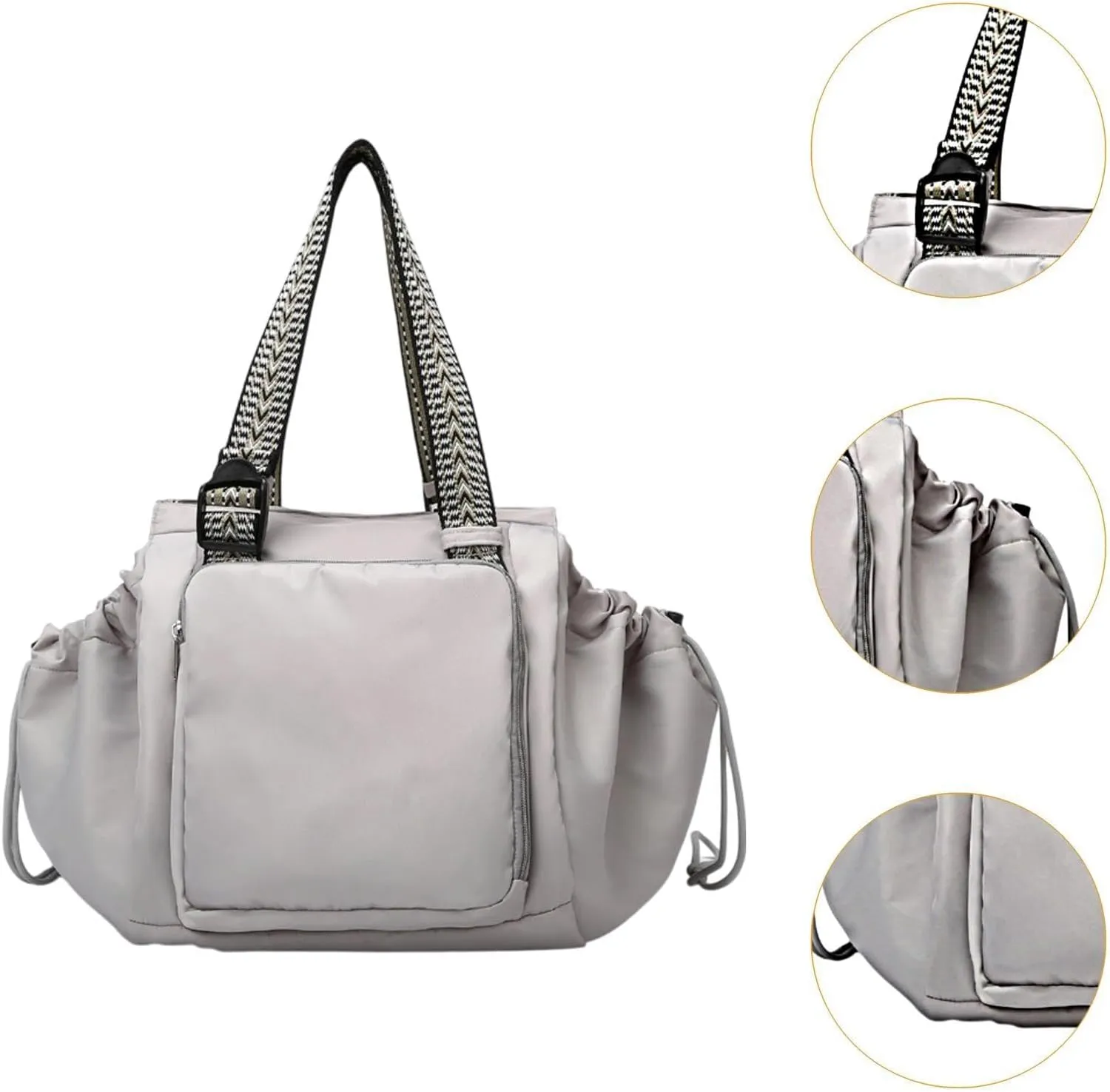 Women Shoulder Bag Versatile Fashion Transformable Cradle Bag for Street