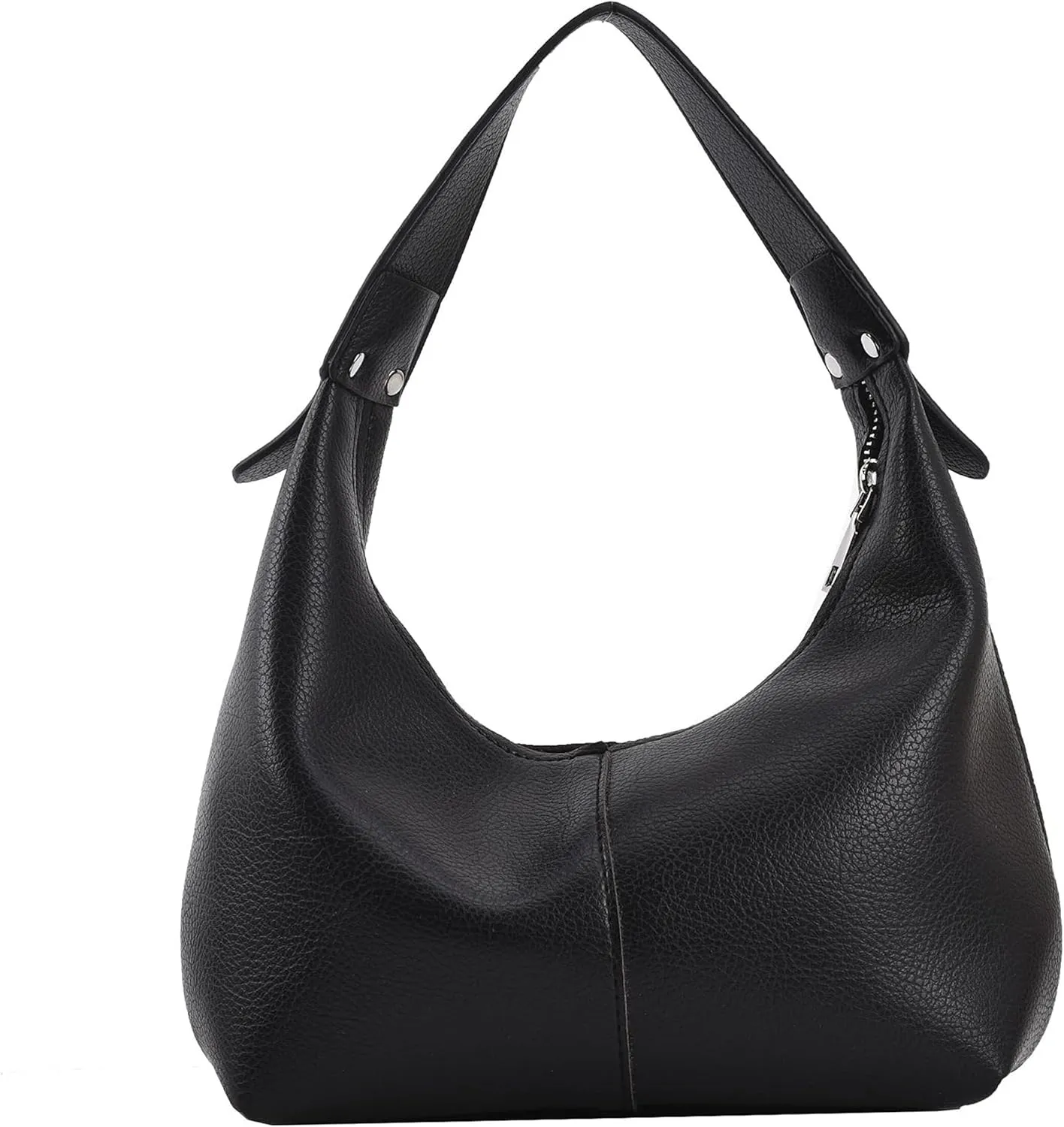 Women Simple Solid Color Bag Soft leather Female Hobos Shoulder bags ladies handbag Well made