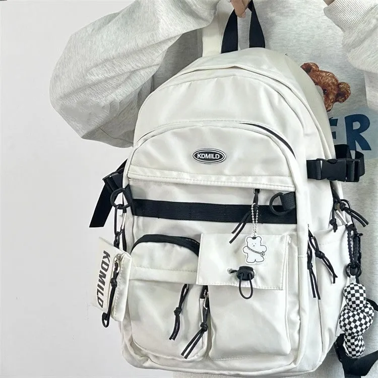 Women's & Men's & Korean Style Retro College High Junior Backpacks