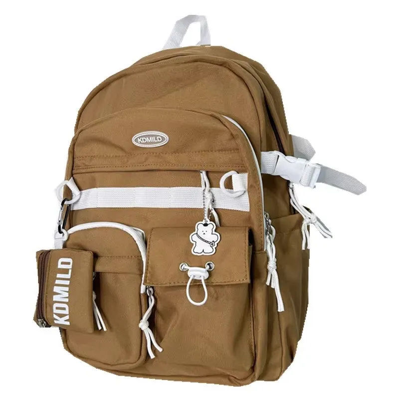 Women's & Men's & Korean Style Retro College High Junior Backpacks
