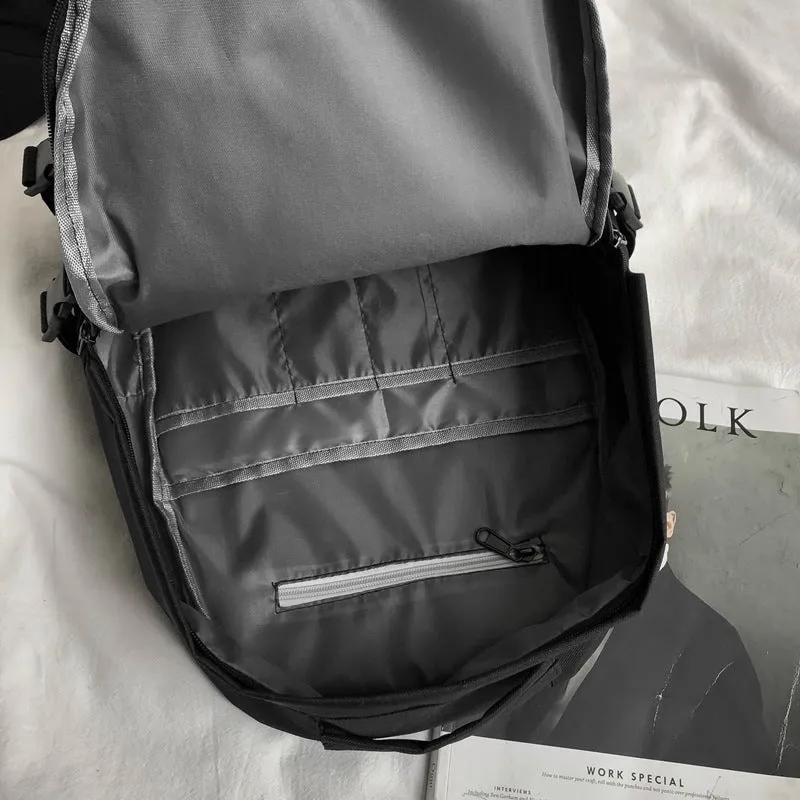 Women's & Men's & Trendy Cool Fashion Simple Trend Backpacks
