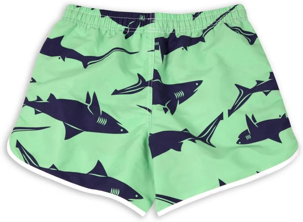 Womens Board Shorts Beach Quick Dry Fabric Swim Slim Trunks Ocean Travel Sports
