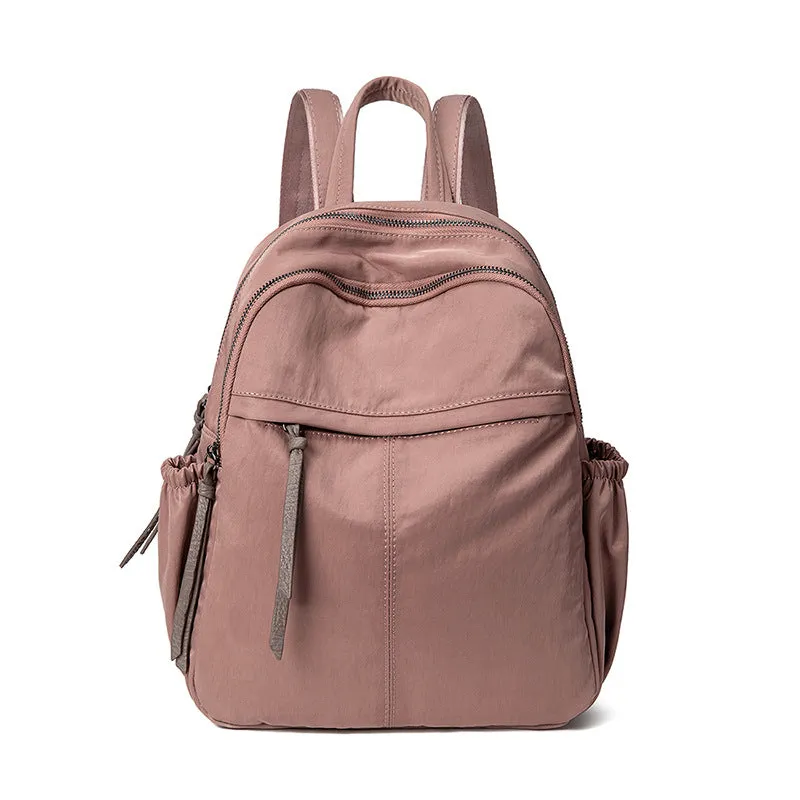 Women's Easy To Match Fashion Oxford Cloth Simple Korean Style Backpacks