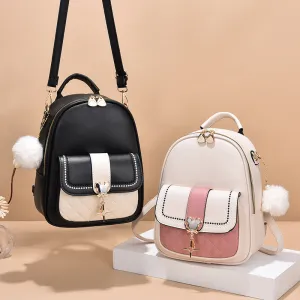Women's Fashion Color Matching Large Capacity Backpacks