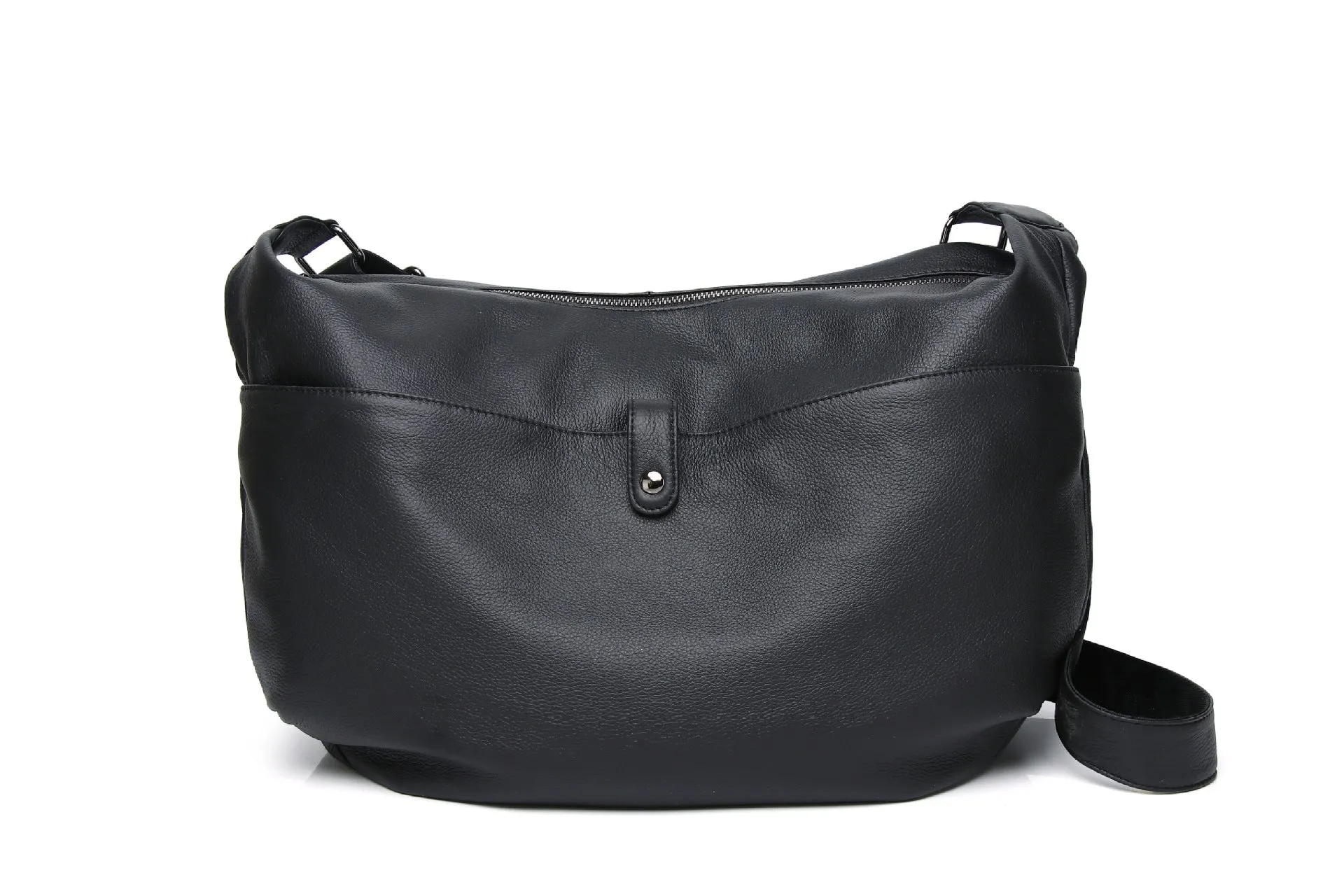 Women's Genuine Leather Soft Large Capacity Crescent Crossbody Bags