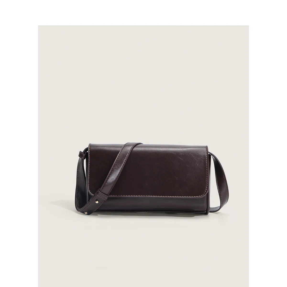 Women's Korean Simple Solid Color Soft Surface Shoulder Bags