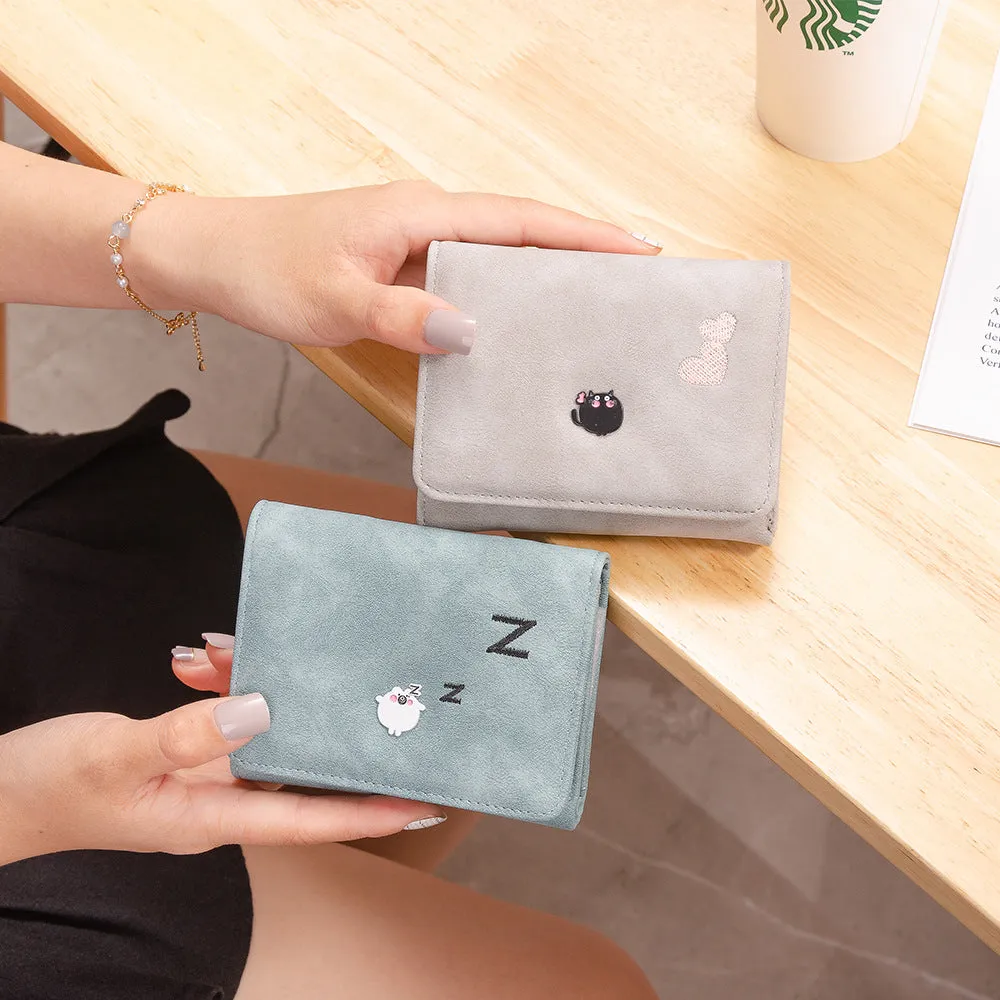 Women's Korean Style Fashionable Cute Fashion Simple Ladies Wallets