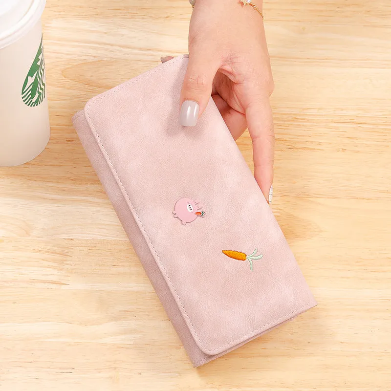 Women's Korean Style Fashionable Cute Fashion Simple Ladies Wallets