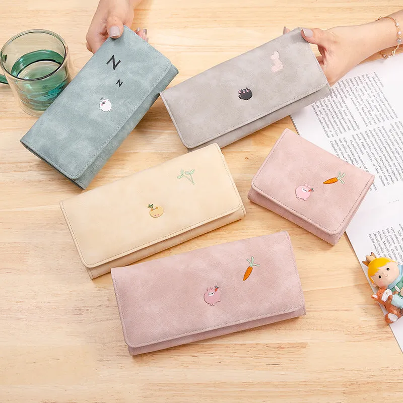 Women's Korean Style Fashionable Cute Fashion Simple Ladies Wallets