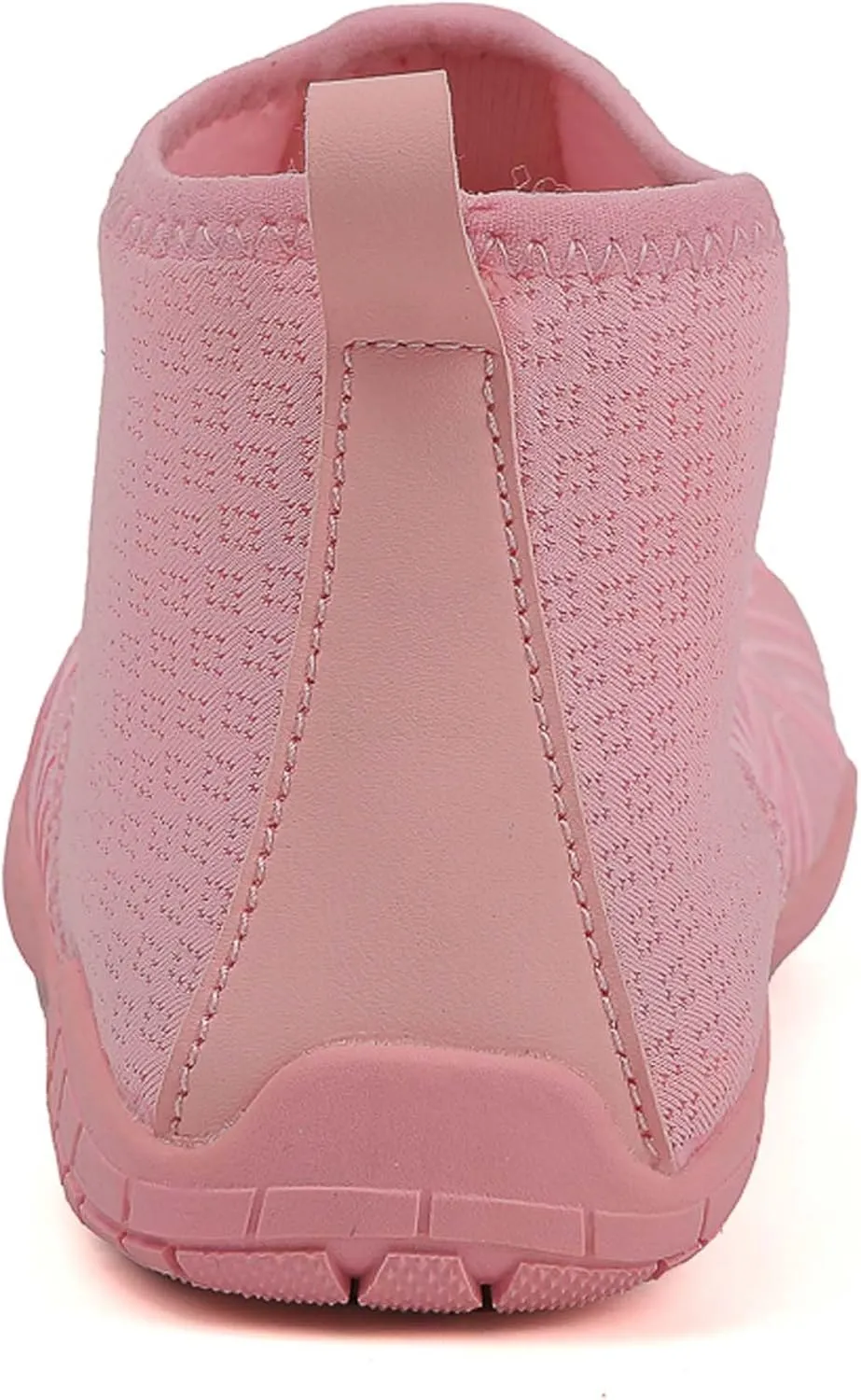 Women's Men's High Top Water Shoes, Quick Dry Breathable Stretch Lightweight Mesh Fabric, Rubber Drainage Sole, Indoor Sneakers, Barefoot Water Shoes