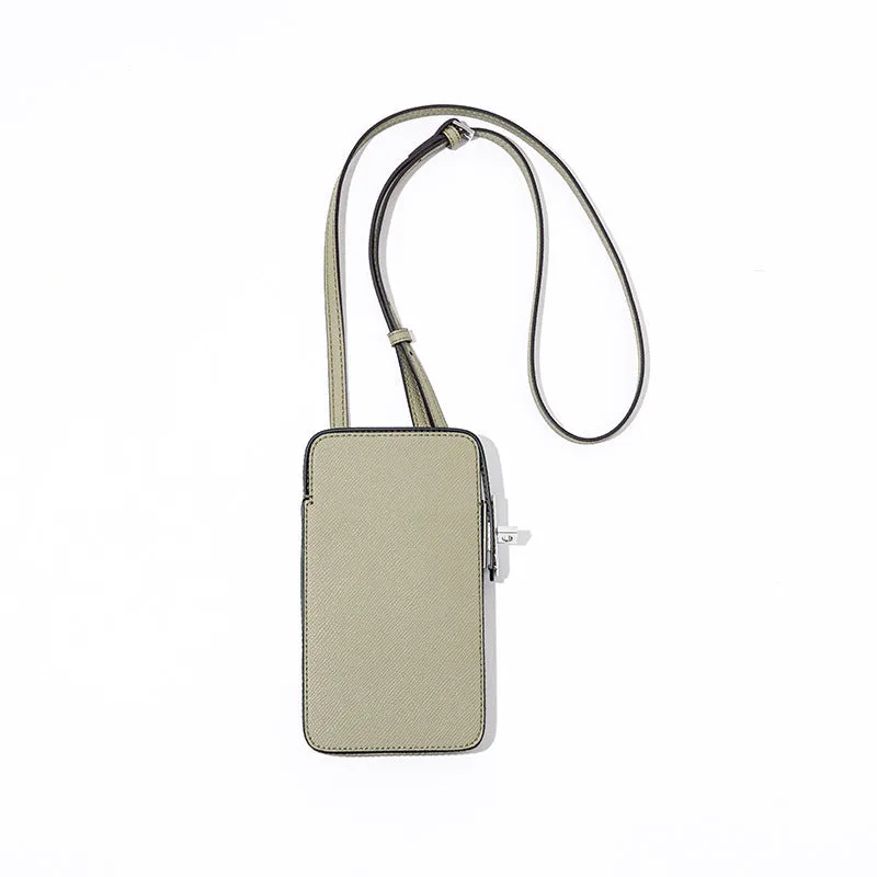 Women's Palm Print Genuine Leather Box Simple Solid Bags
