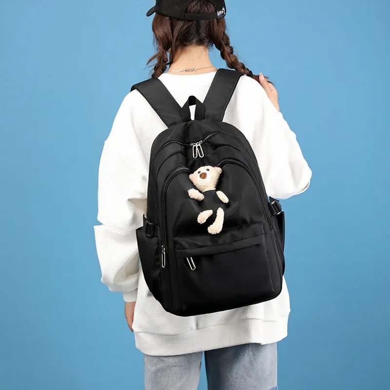 Women's Preppy Simple Large Capacity Versatile Early Backpacks