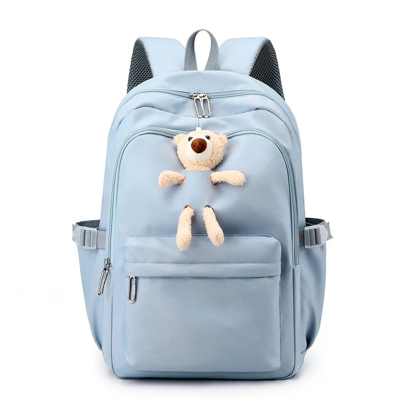 Women's Preppy Simple Large Capacity Versatile Early Backpacks