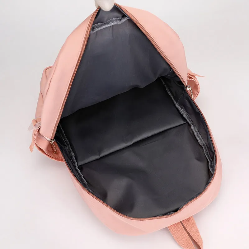 Women's Preppy Simple Large Capacity Versatile Early Backpacks