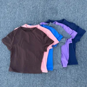 Women's Tight-Fit Sports T-Shirt - Quick-Dry Yoga & Running Tee