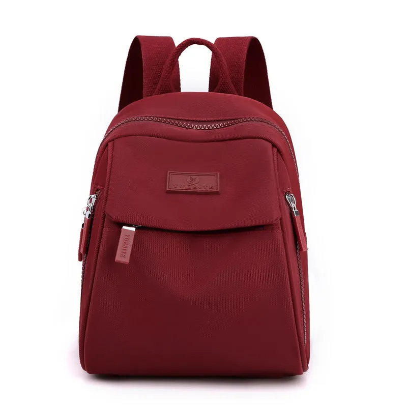 Women's Trendy Waterproof Nylon Cloth Large Capacity Backpacks
