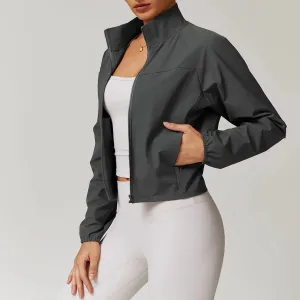 Women's Ultralight Sports Jacket - Quick Dry &amp; Windproof for Running and Yoga