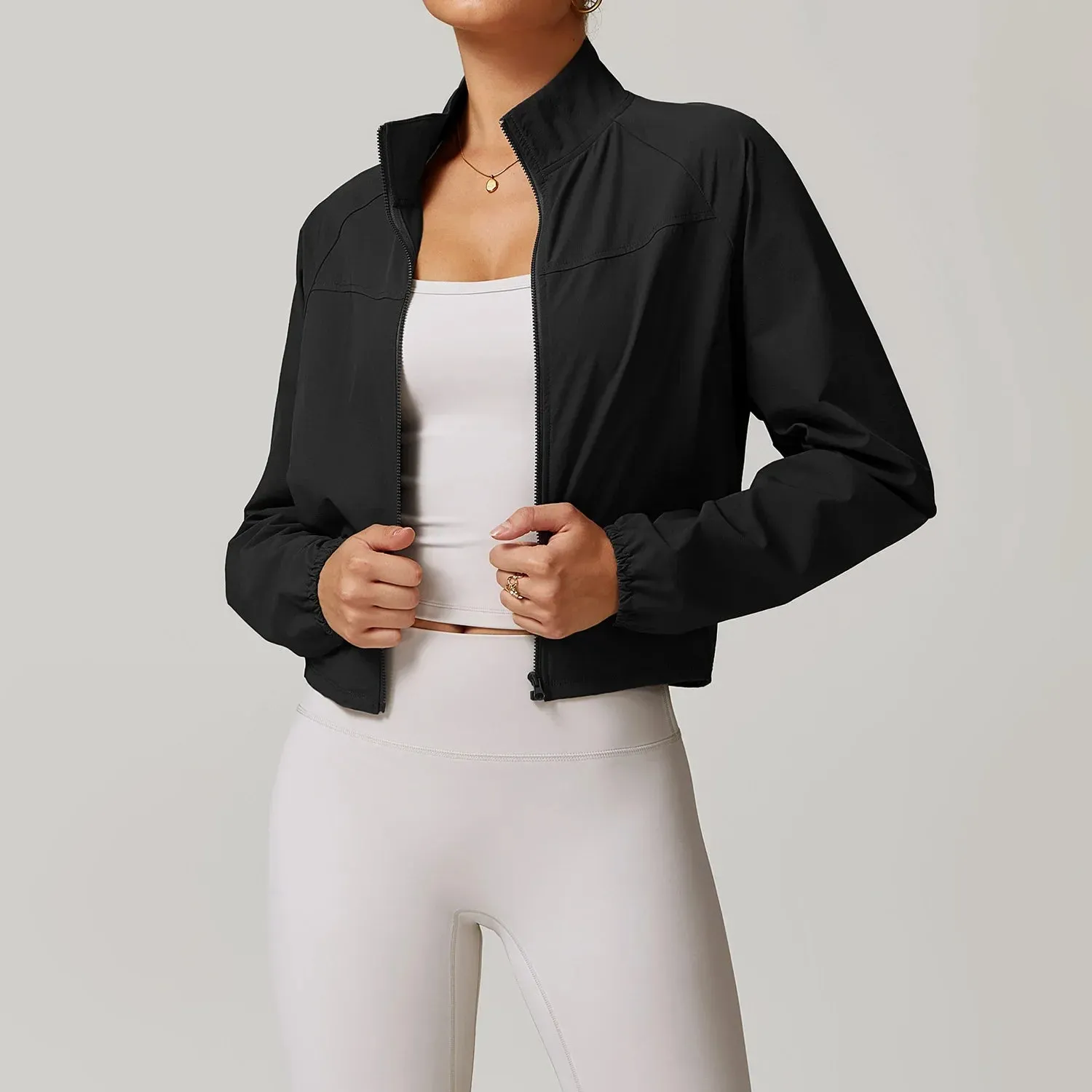 Women's Ultralight Sports Jacket - Quick Dry &amp; Windproof for Running and Yoga