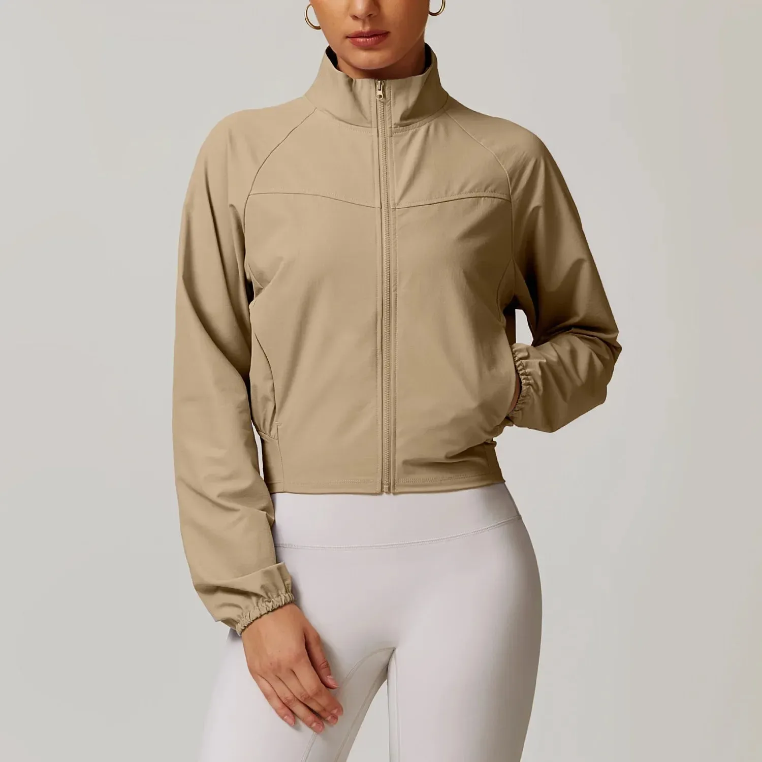 Women's Ultralight Sports Jacket - Quick Dry &amp; Windproof for Running and Yoga