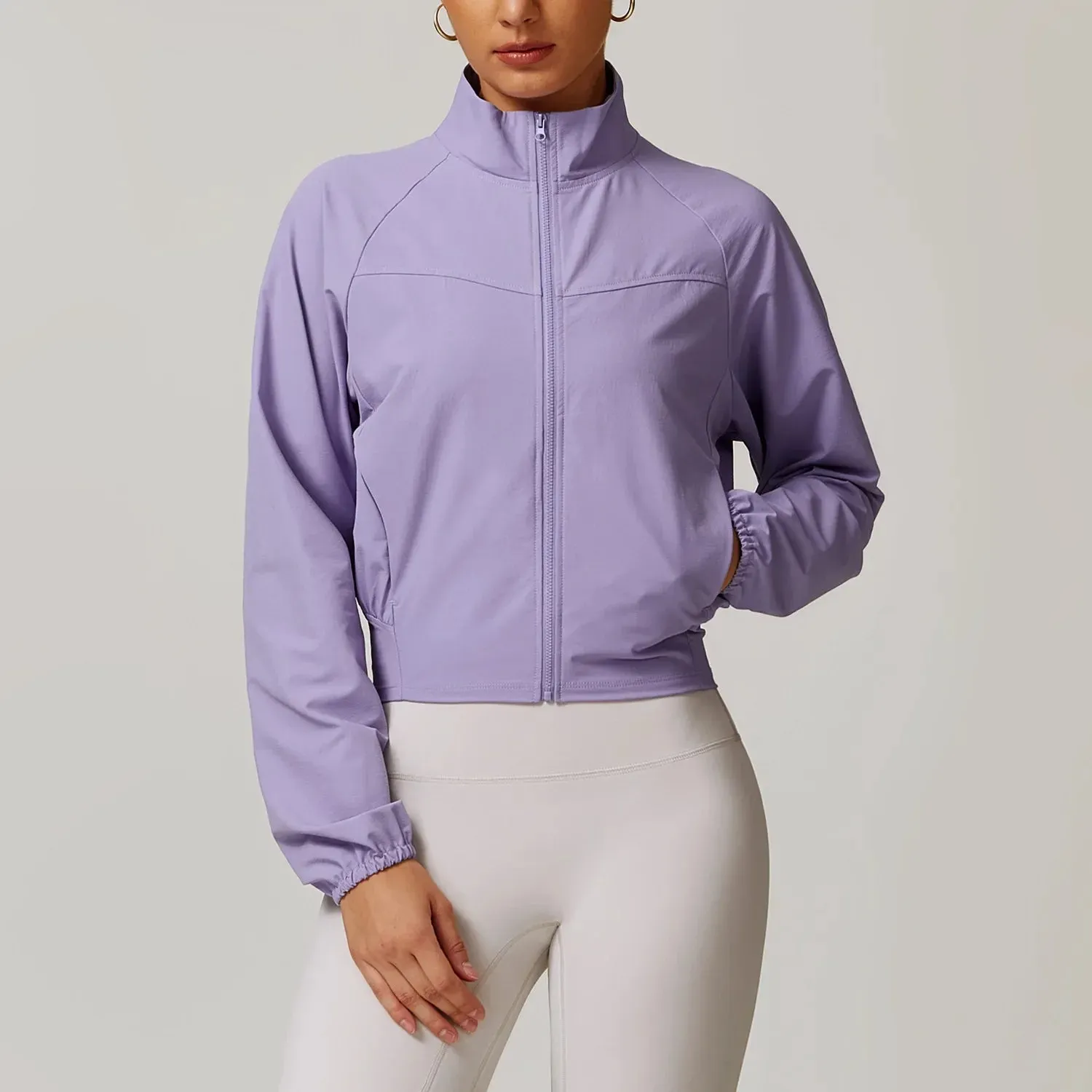 Women's Ultralight Sports Jacket - Quick Dry &amp; Windproof for Running and Yoga