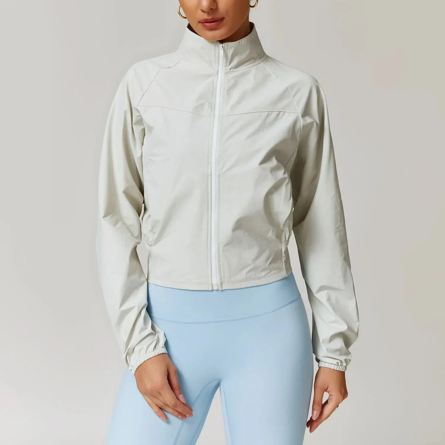 Women's Ultralight Sports Jacket - Quick Dry &amp; Windproof for Running and Yoga