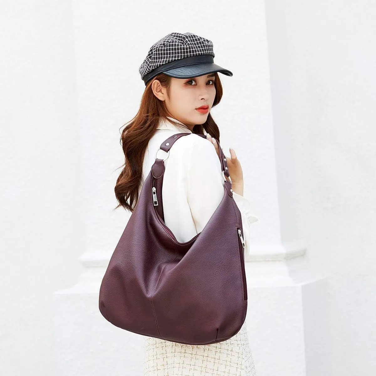 Women's Vegan leather Vintage Hobo Bags