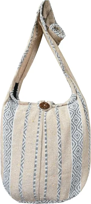 Colorful Stripe Woven Beach Totes