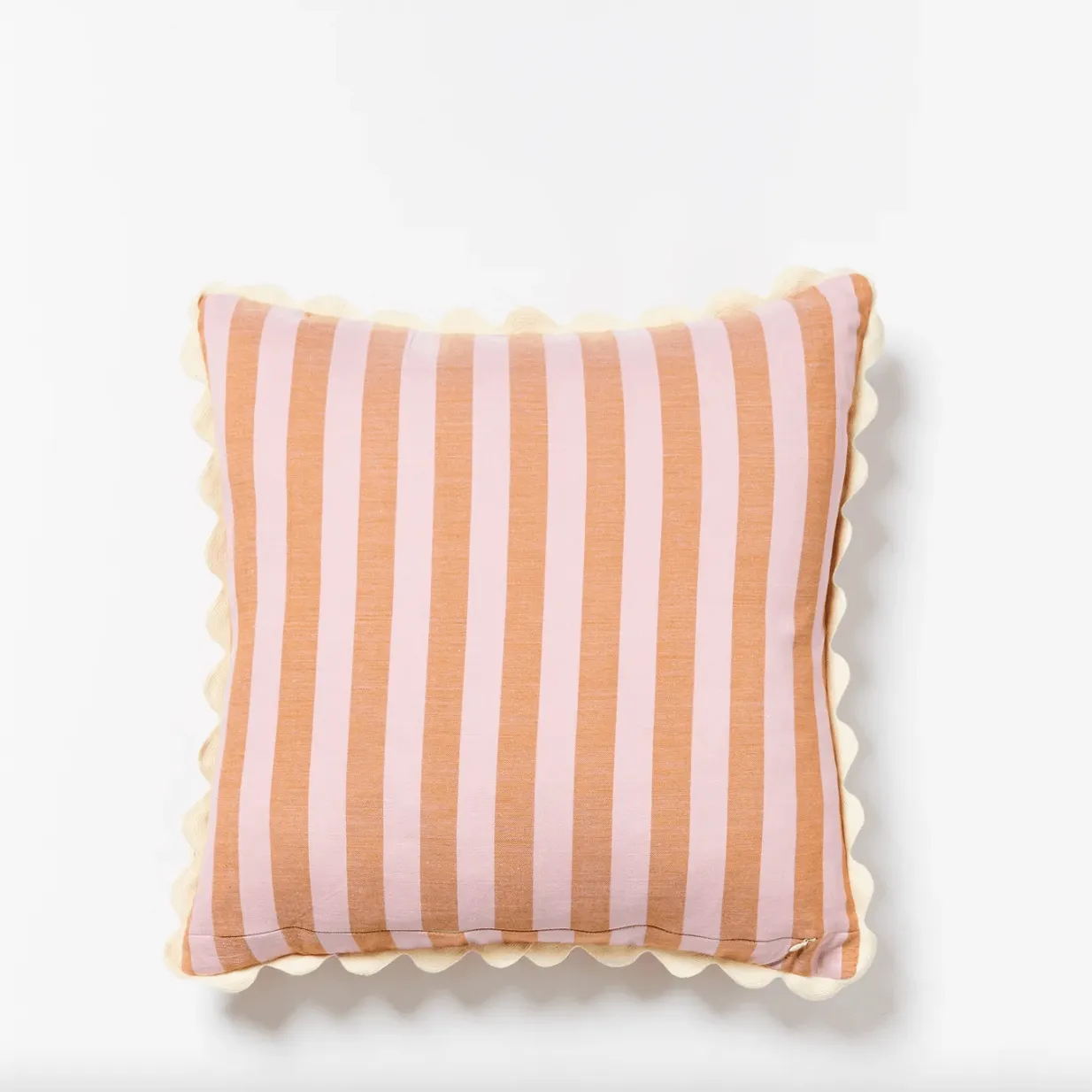 Woven Stripe Peach Purple Cushion | 60cm