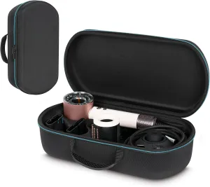 XINGFUDAO Hard Carrying Case Compatible with Dyson Supersonic Nural HD16 Hair Dryer ,Replacement Travel Storage Bag for Hair Dryer Dyson Supersonic HD08 & HD15(black)