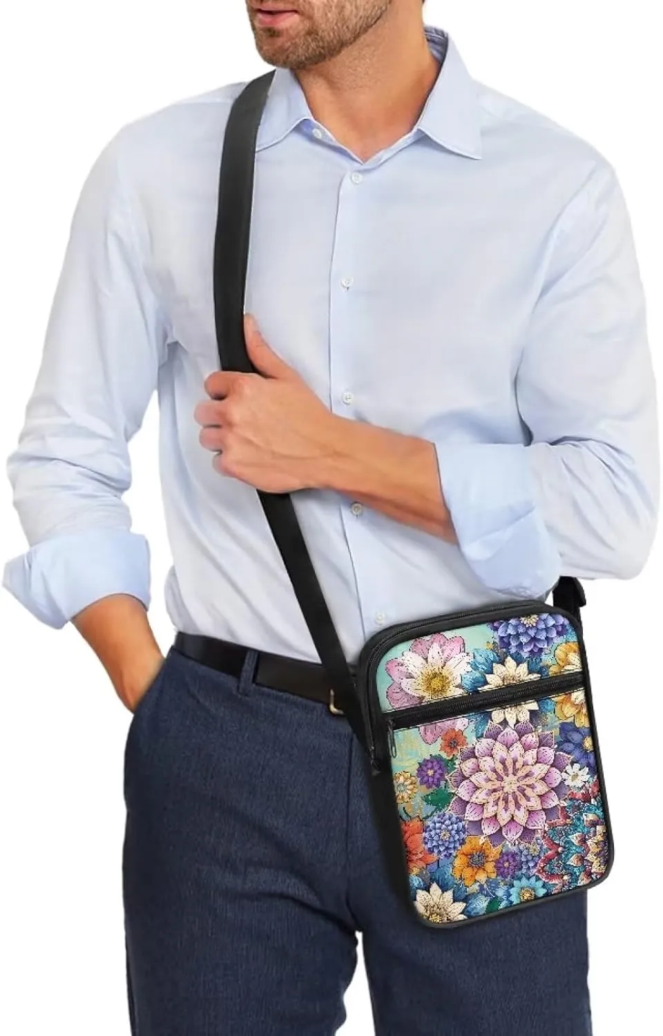 Xoenoiee Mini Messenger Bag for Women Men Small Crossbody Bag Lightweight Shoulder Bag Sling Bags Multi-functional
