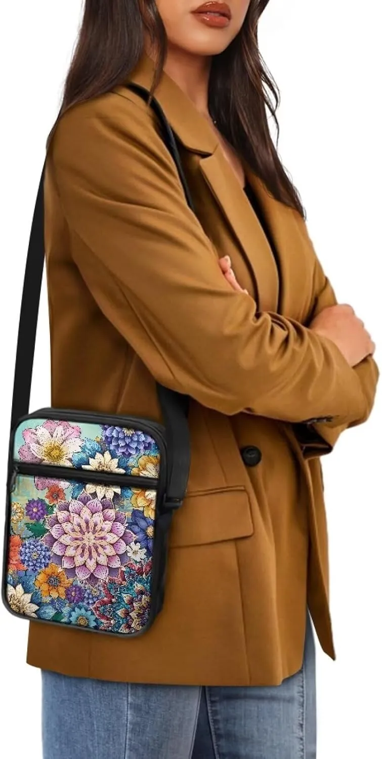 Xoenoiee Mini Messenger Bag for Women Men Small Crossbody Bag Lightweight Shoulder Bag Sling Bags Multi-functional