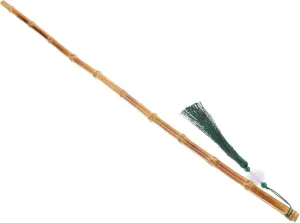 Yoga Stick with Non Slip Handle Lightweight Durable Instructional Tool for Outdoor Activities for Hiking Camping and Taichi Practice Root Design