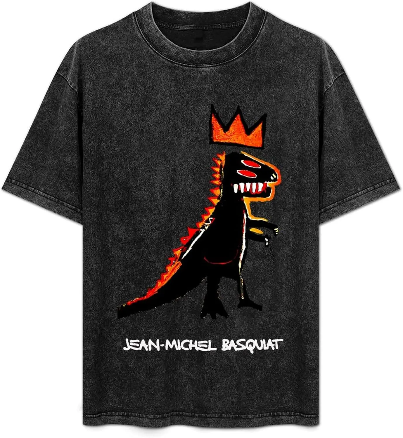 Youth & Adult Men's Short Sleeve T Shirts, Retro Oversized Crewneck Top T Shirt