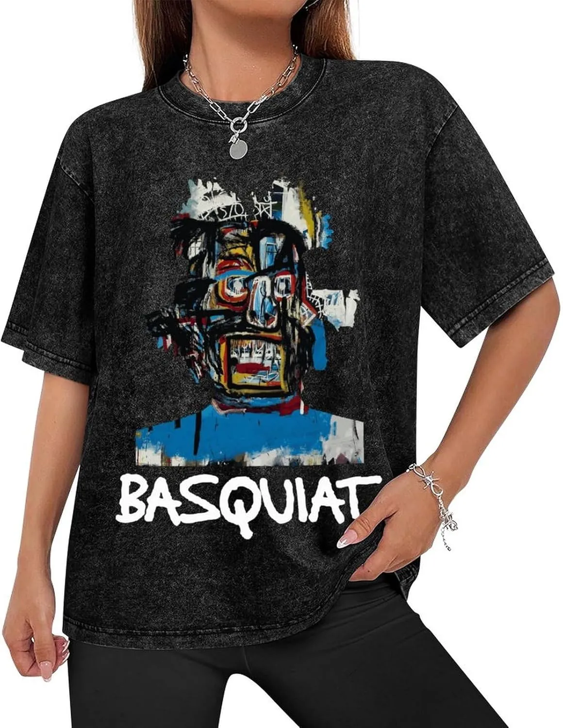 Youth & Adult Men's Short Sleeve T Shirts, Retro Oversized Crewneck Top T Shirt