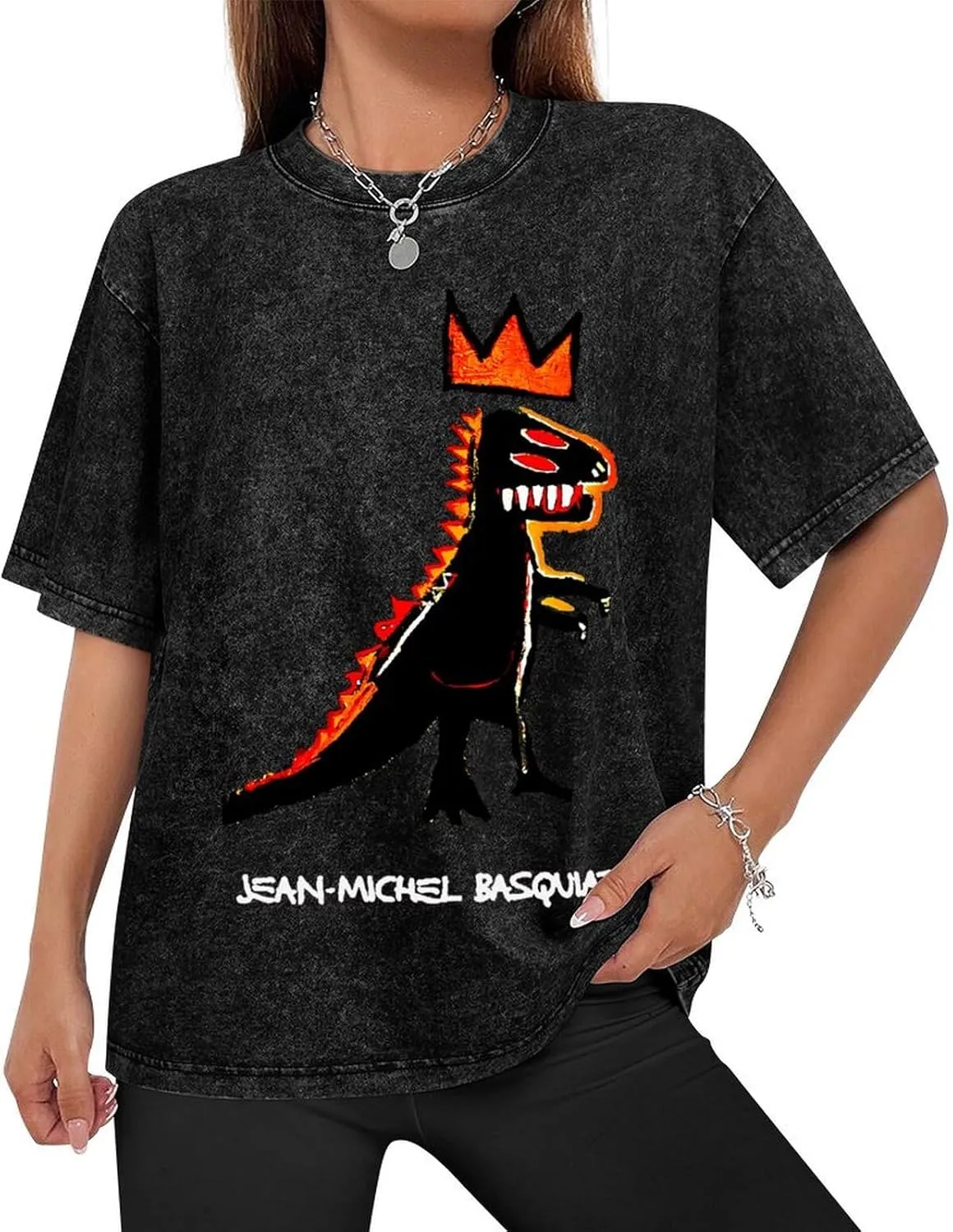 Youth & Adult Men's Short Sleeve T Shirts, Retro Oversized Crewneck Top T Shirt