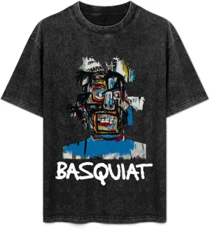 Youth & Adult Men's Short Sleeve T Shirts, Retro Oversized Crewneck Top T Shirt