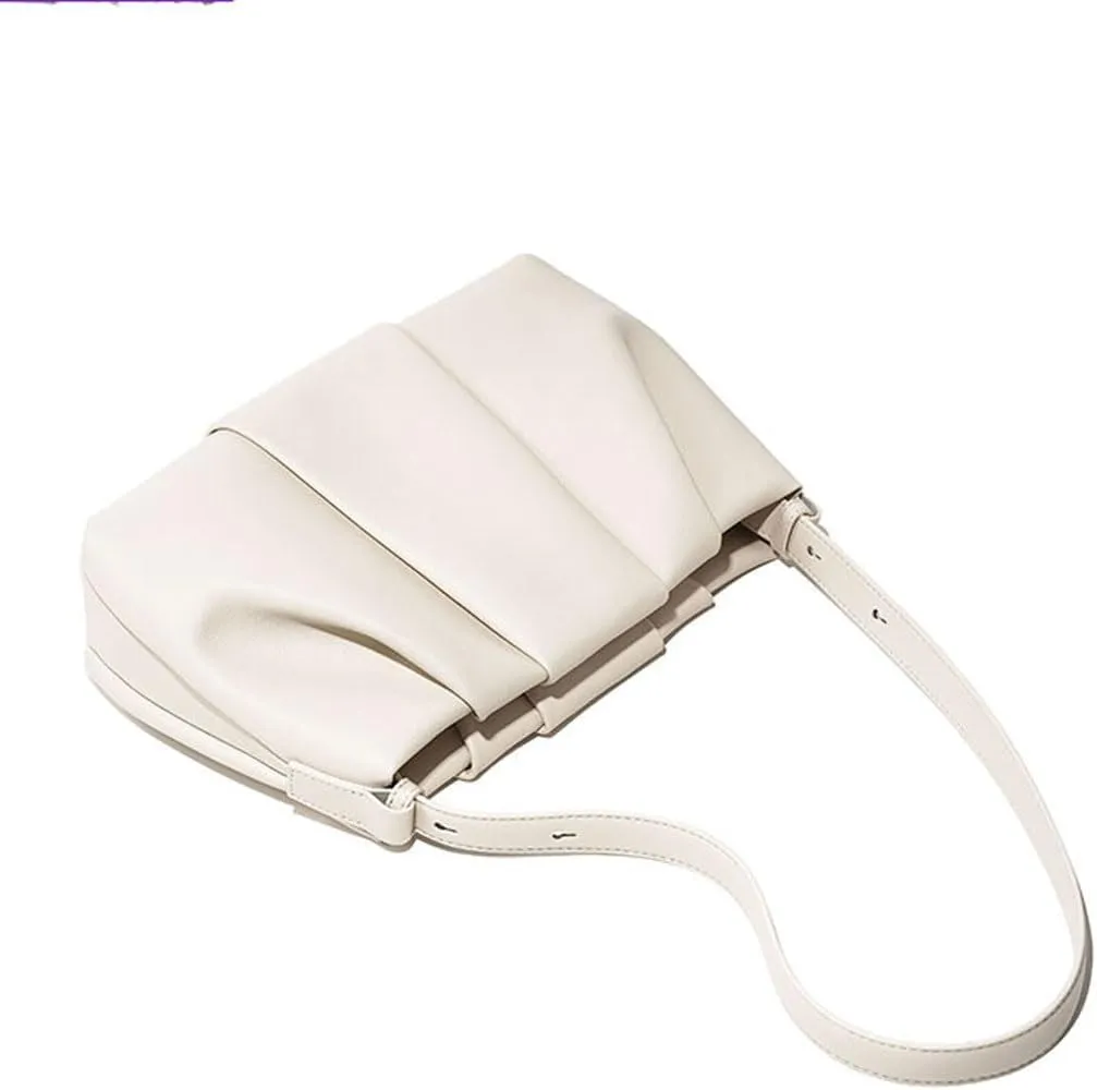 Yunduo Bag Korean Minority Genuine Leather Underarm Bag Premium Commuter Shoulder Bag Cowhide Fashion Women's Bag