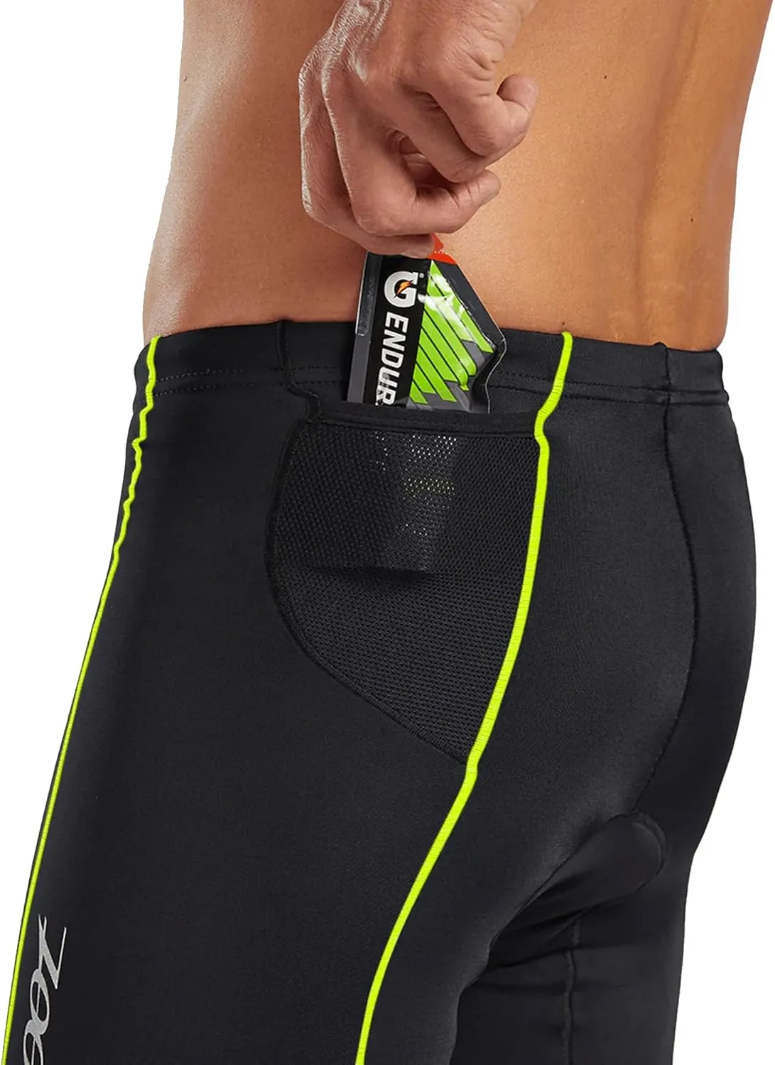 Zoot Men’s Core 7-Inch Tri Shorts, Quick Dry Performance Triathlon Shorts with Cycling Chamois Pad, Pockets & UPF 50  Fabric