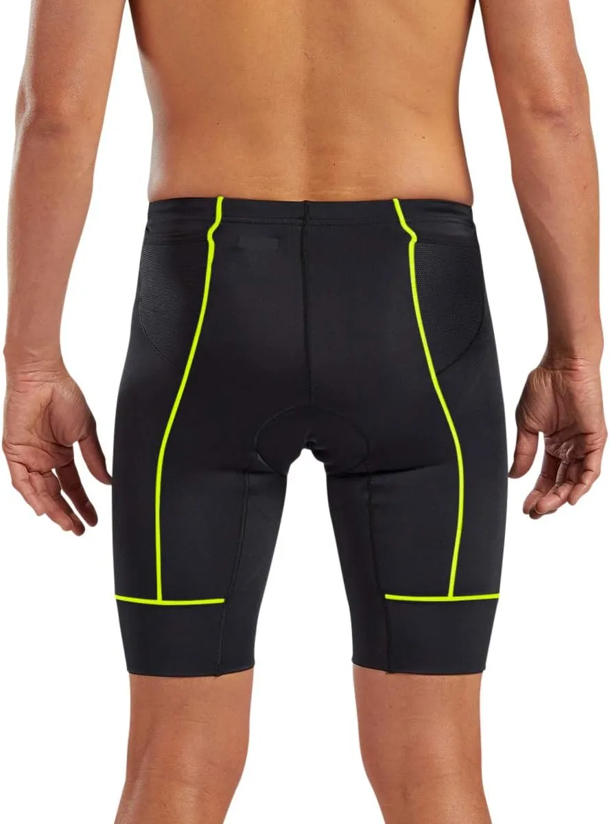 Zoot Men’s Core 9-Inch Tri Shorts, Quick Dry Performance Triathlon Shorts with Cycling Chamois Pad, Pockets & UPF 50  Fabric