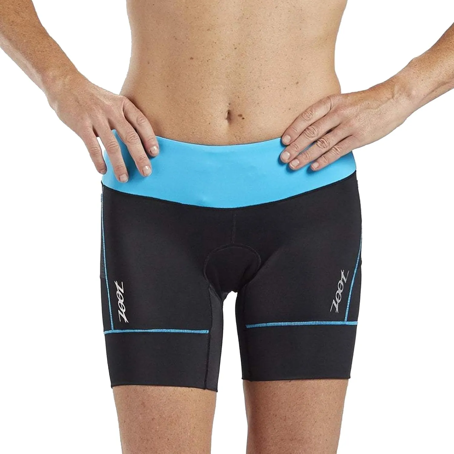 Zoot Women’s Core 6-Inch Tri Shorts, Quick Dry Performance Triathlon Short with Cycling Chamois Pad, Pockets & UPF 50  Fabric